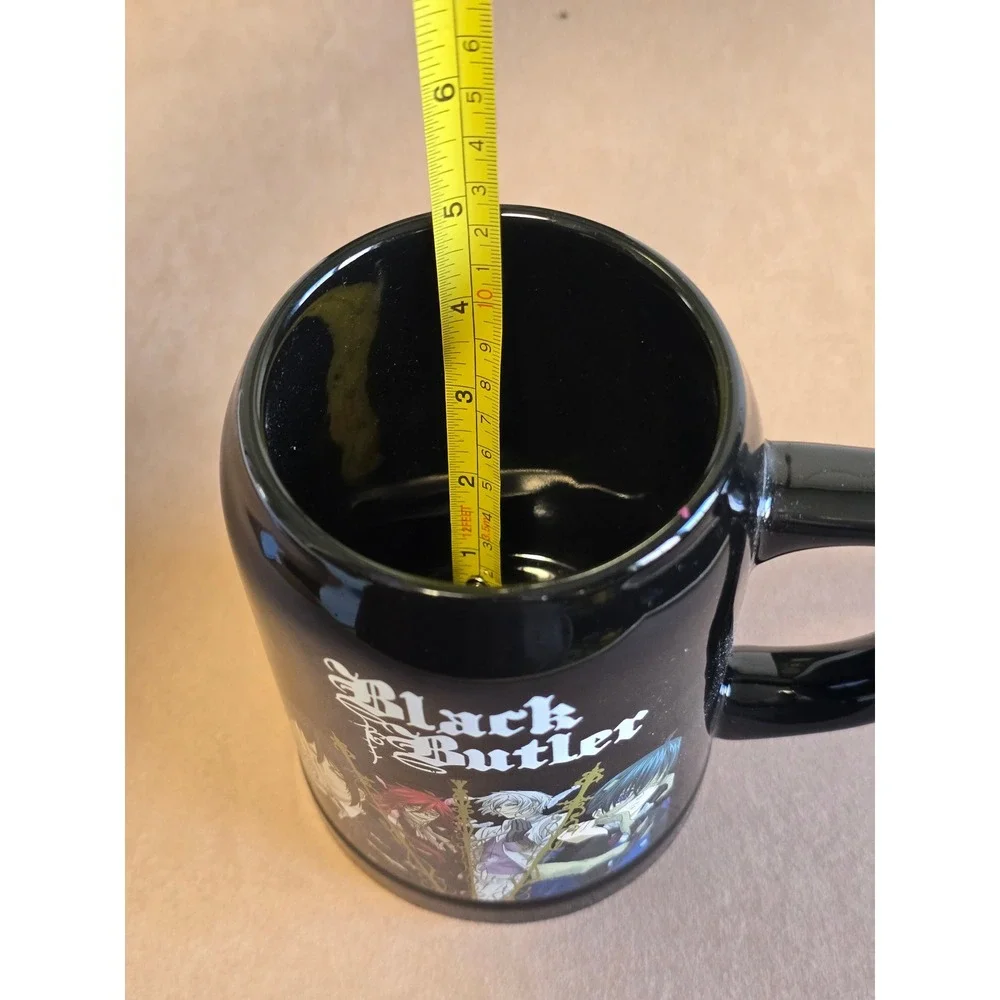 Black Butler Anime Ceramic Beer Stein Mug Sebastian Ciel Grell Undertaker 2015 - Picture 12 of 13